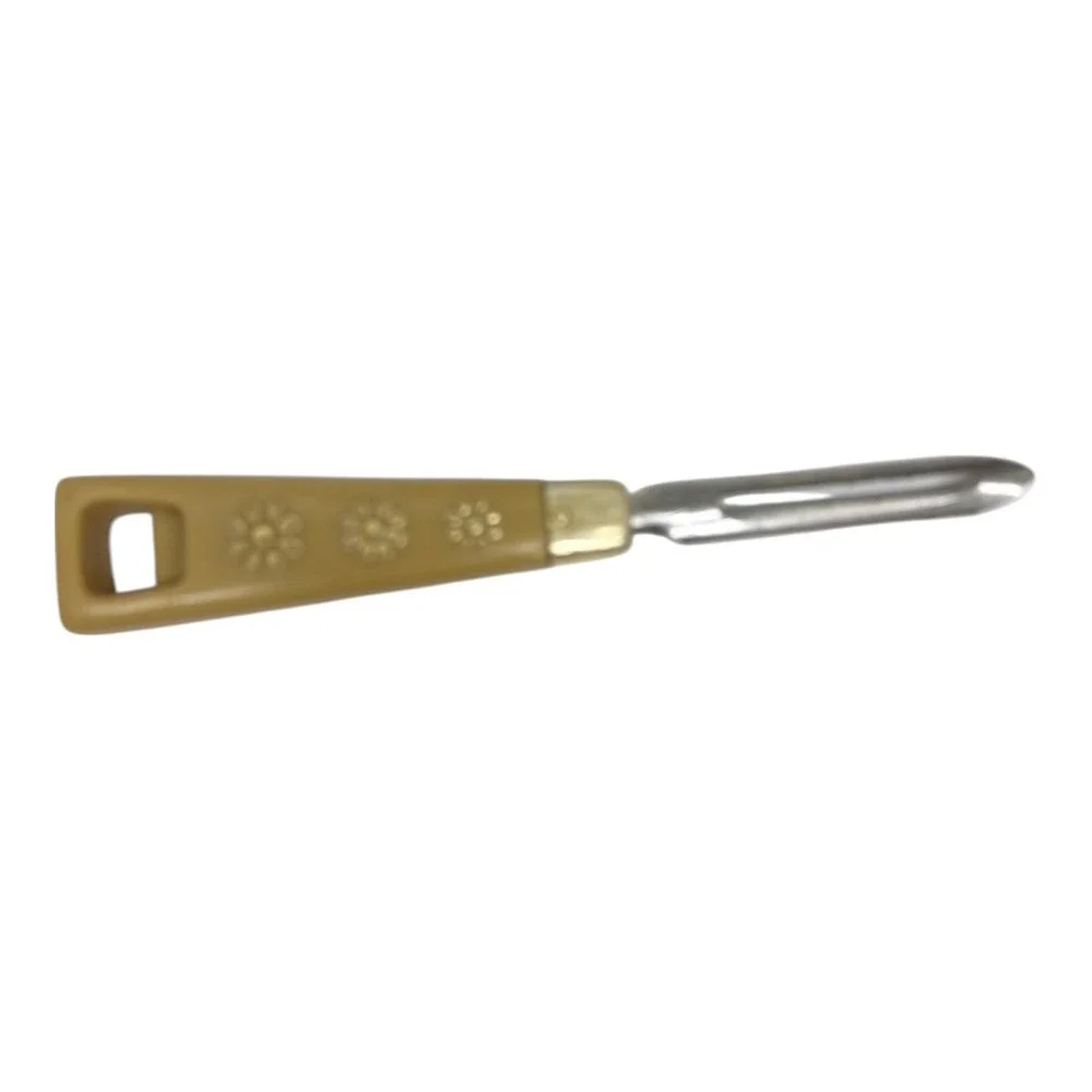 TRAVCO Potato / Vegetable Peeler Stainless Steel Floating Blade Daisies